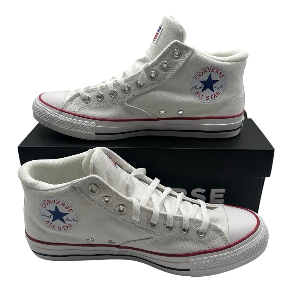 Converse CTAS Malden‎ Street Mid Shoes Mens Sz 13 White Casual Sneakers A00812F